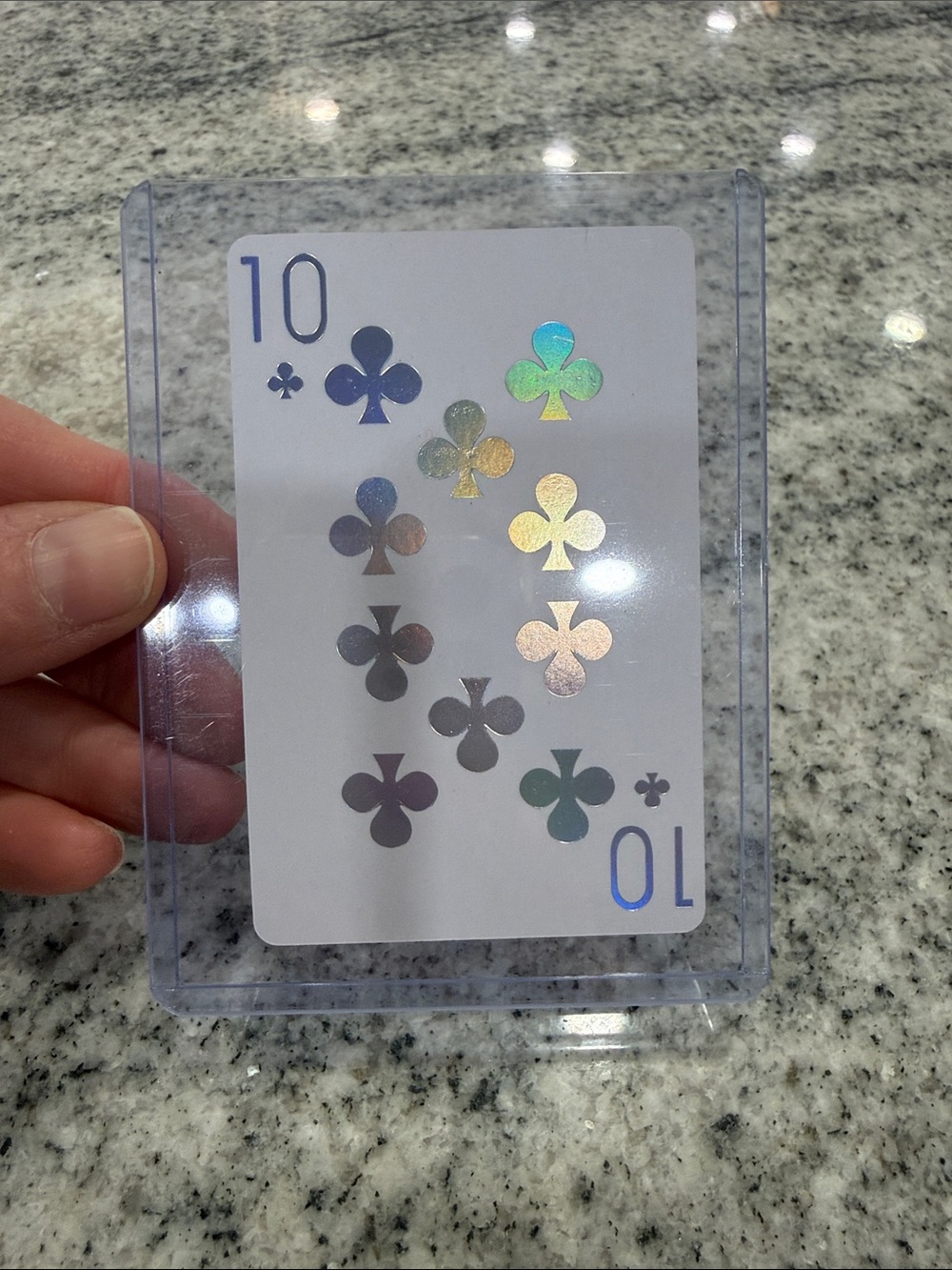 Dior Holographic JOY Card in Iridescent Rainbow - Picture 2 of 2
